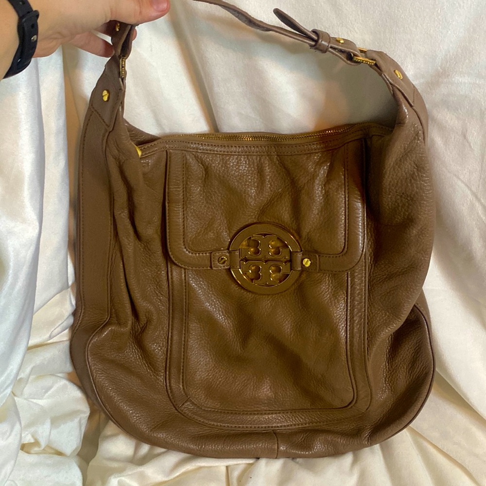 Tory Burch Tan Leather Hobo